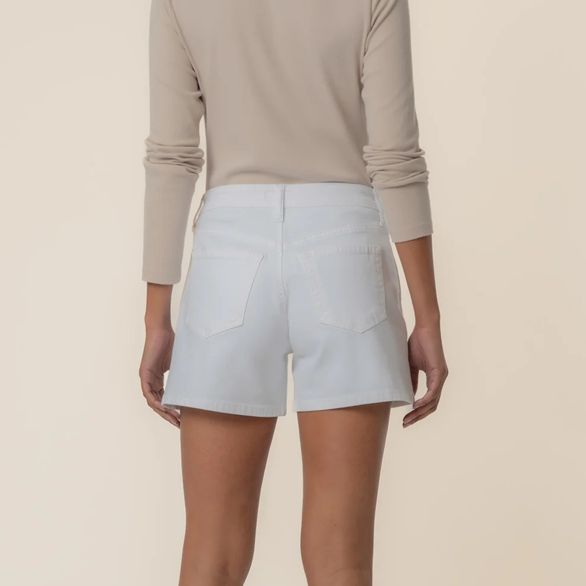 Jane High Rise Short - Optic White