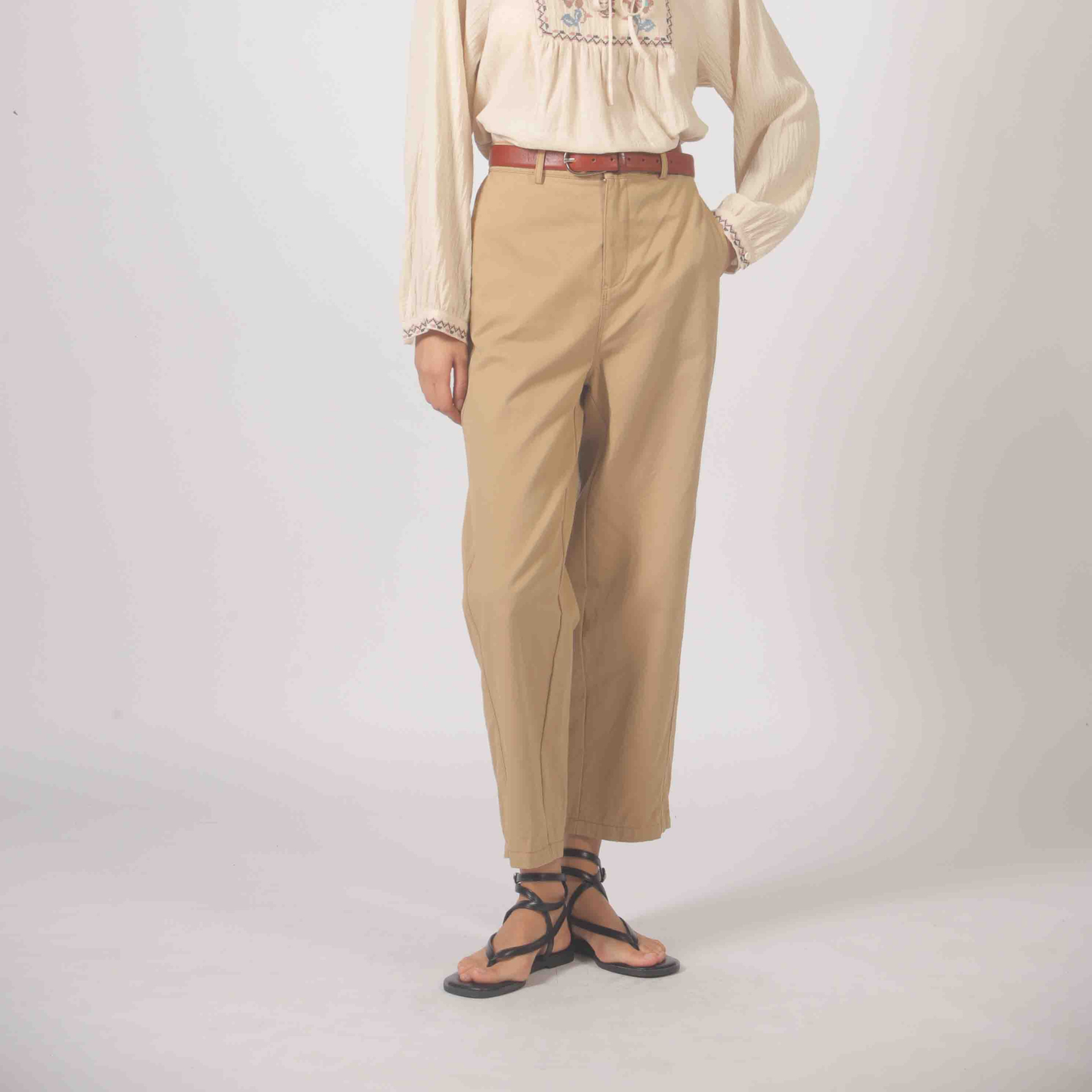 Boulevard Wide-Leg Pants