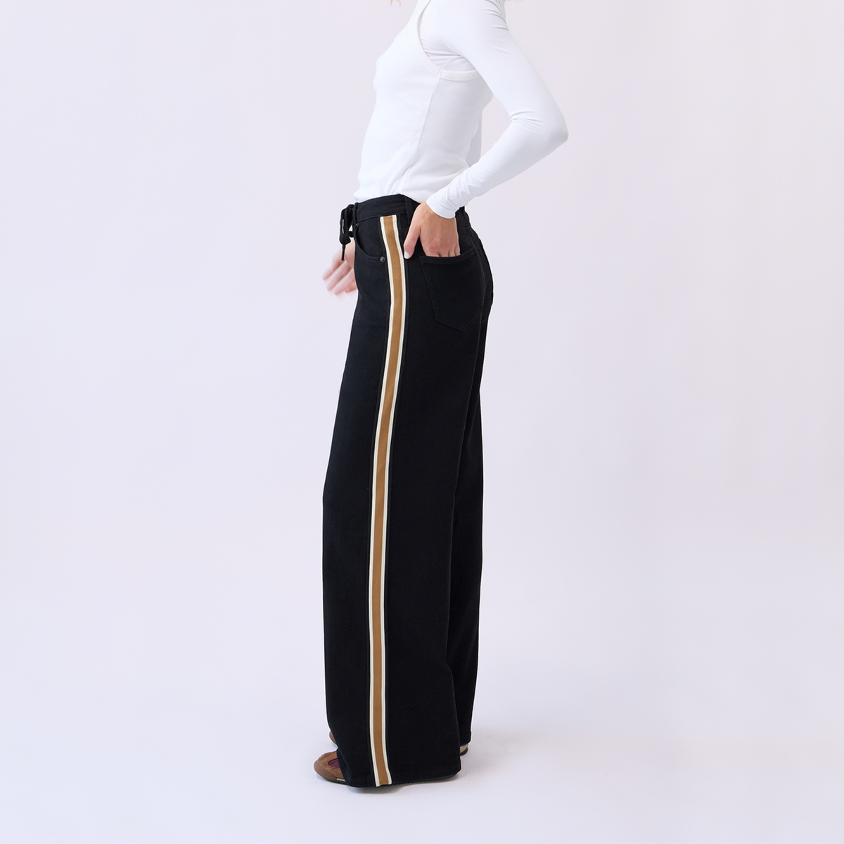 Lily Wide Leg Jeans - Horizon