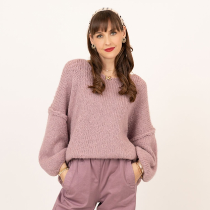 Blush Cozy Knit Sweater