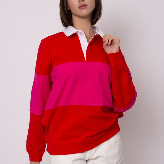 Esther Rugby Polo Pullover