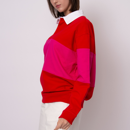 Esther Rugby Polo Pullover
