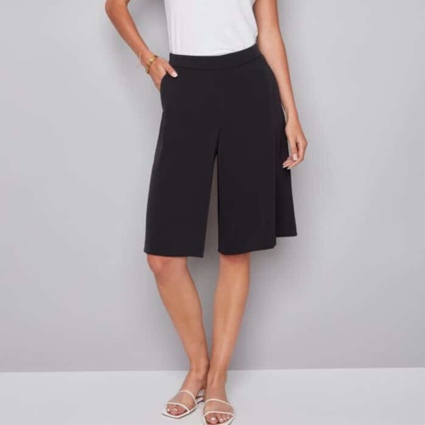 Avery Vegan Silk Bermuda Short