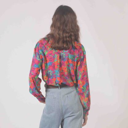 Monet Floral Button-Up Shirt