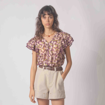 Plum Blossom Blouse