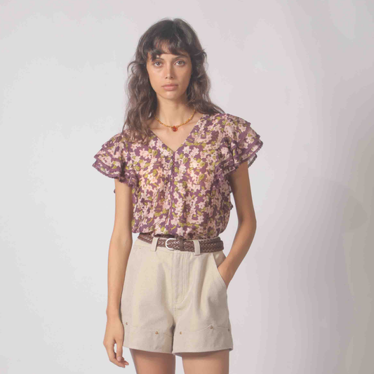 Plum Blossom Blouse