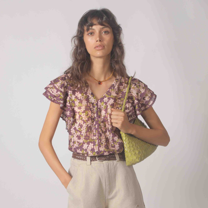 Plum Blossom Blouse