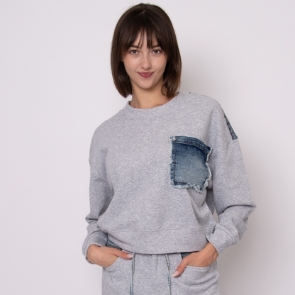 Lucie French Terry Pullover w/ Pocket