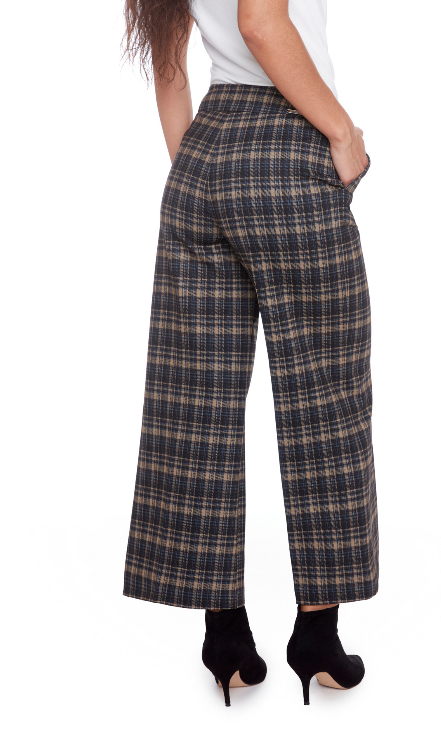 Senna Ponte Wide Leg Pant (Cropped Length)