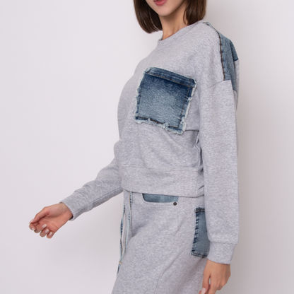 Lucie French Terry Pullover w/ Pocket