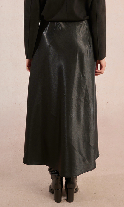 Long Satin Skirt