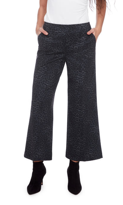 Senna Ponte Wide Leg Pant (Cropped Length)