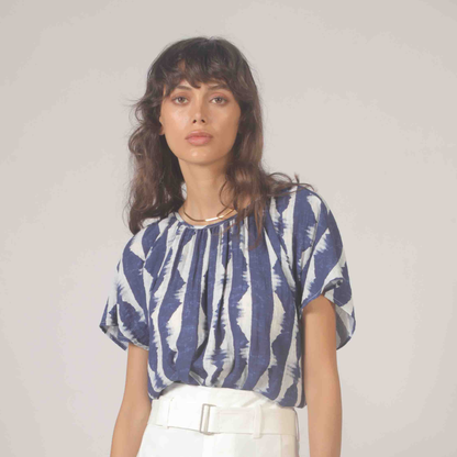 Santorini Tie-Dye Top
