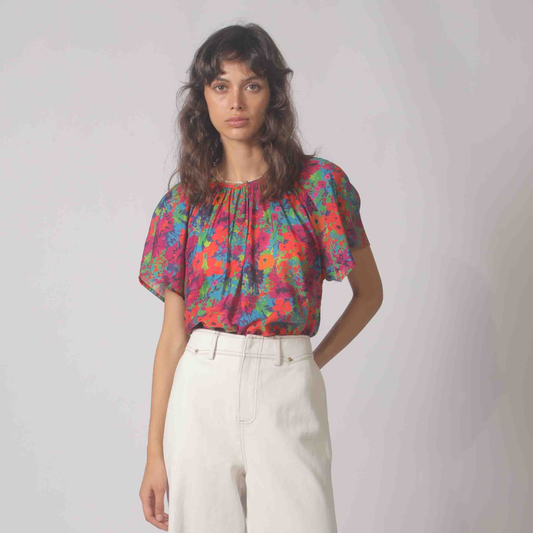 Fiesta Floral Blouse