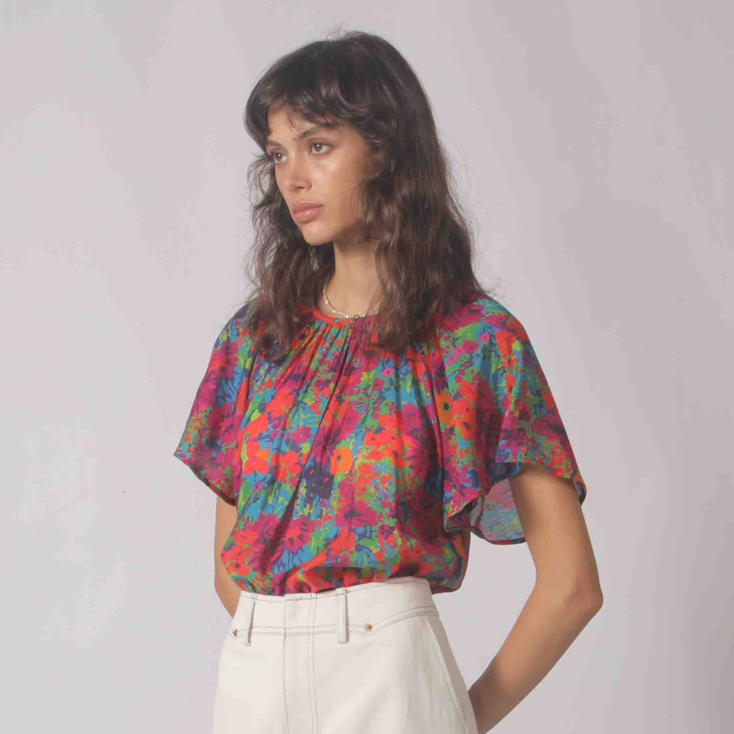 Fiesta Floral Blouse