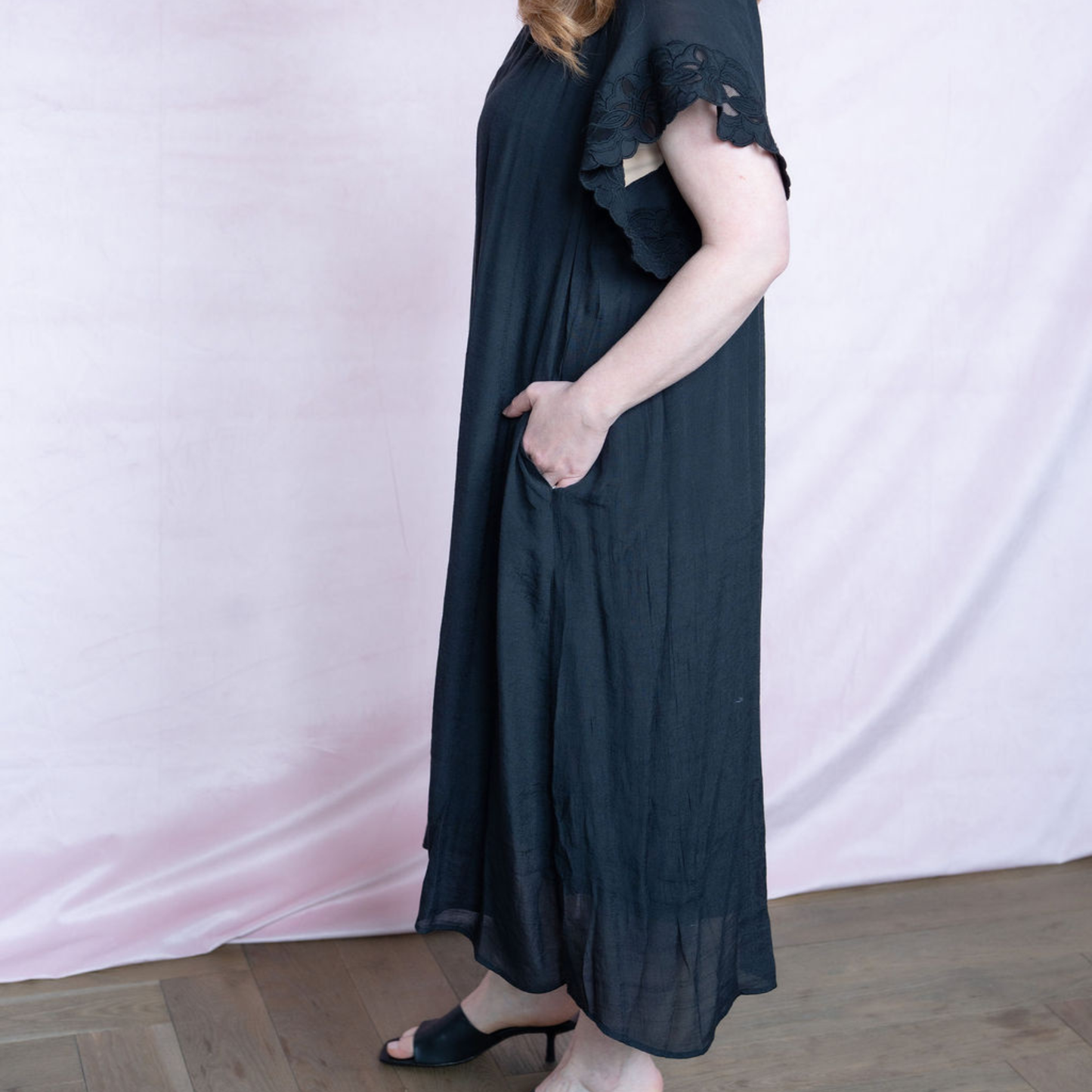 Whisper Lace V-Neck Dress (3 colours)