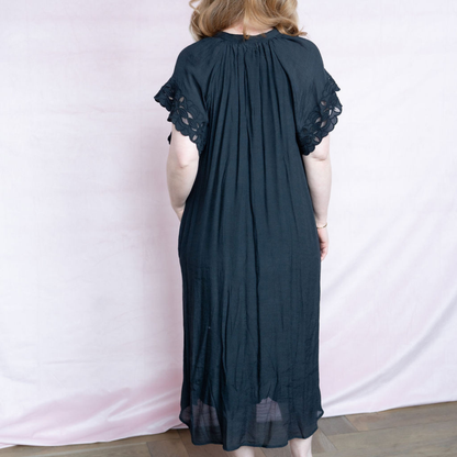 Whisper Lace V-Neck Dress (3 colours)