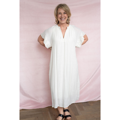 Whisper Lace V-Neck Dress (3 colours)