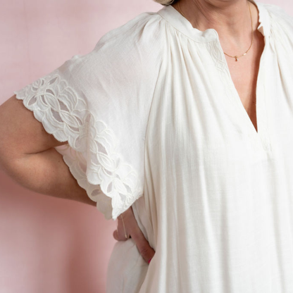 Whisper Lace V-Neck Dress (3 colours)