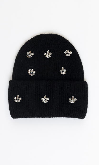 Crystal Beanie Hat & Mitten Set