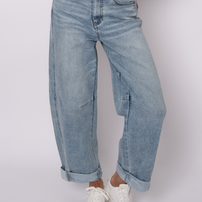 Barni Barrel Stretch Denim Pants (Pre-Sale)
