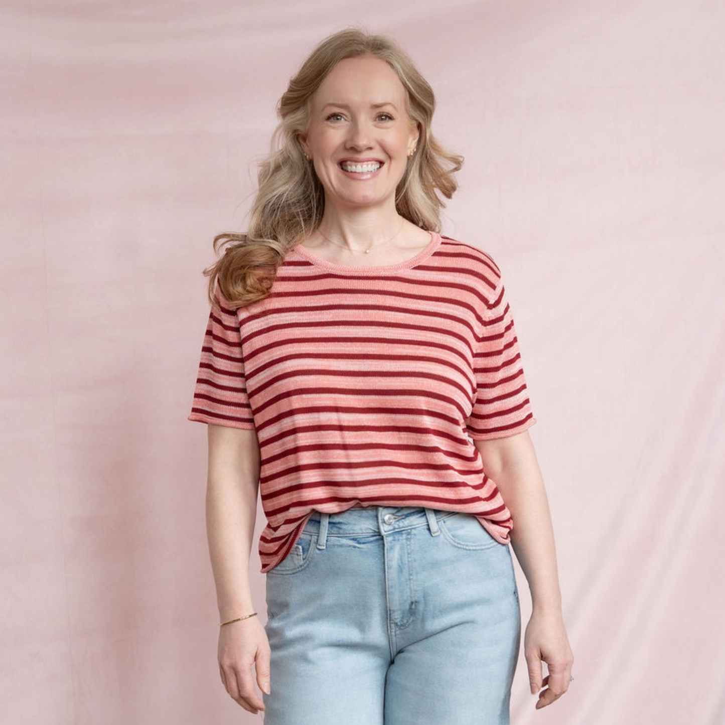 Sunset Stripe Relaxed Tee