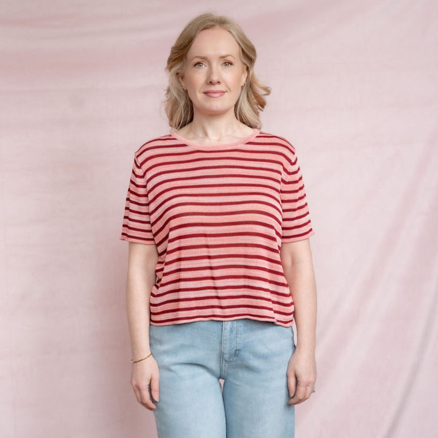 Sunset Stripe Relaxed Tee