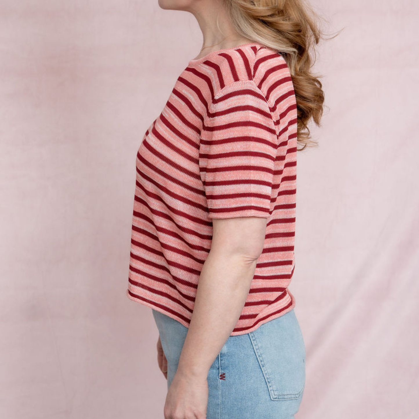 Sunset Stripe Relaxed Tee