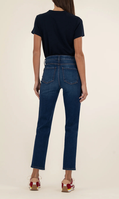 Reese High Rise Ankle Straight Jeans