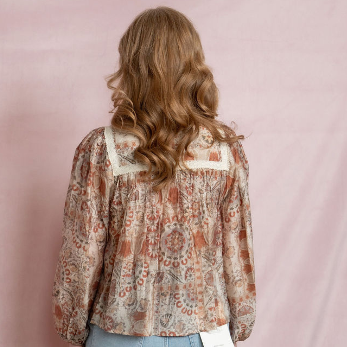 Paisley Peasant Blouse