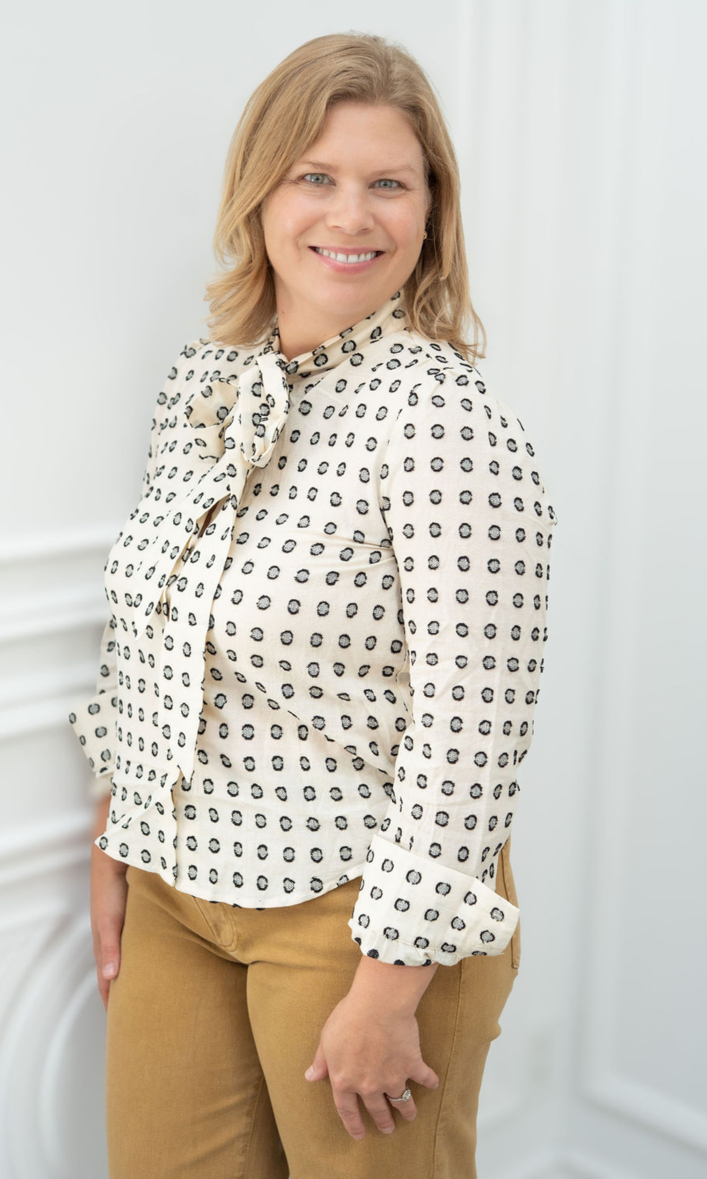 Celeste Dot Blouse
