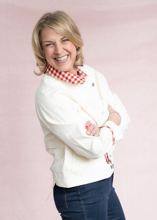 Teacup Gingham Barn Jacket