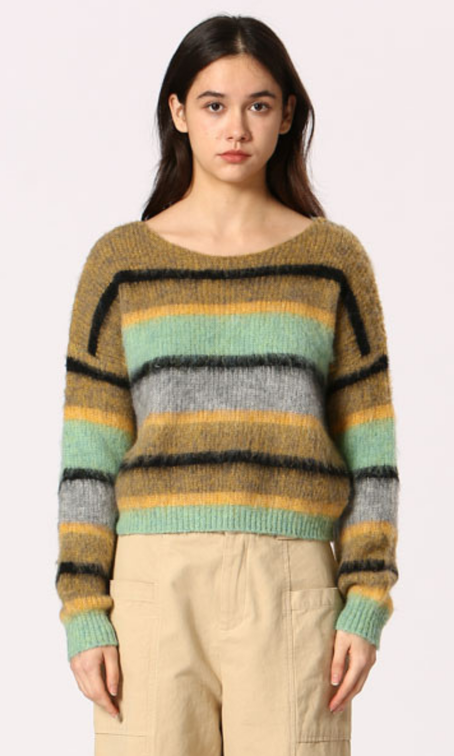 Meadow Mist Stripe Knit