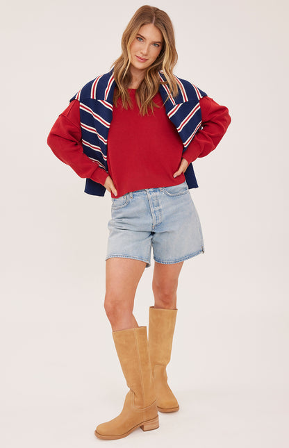 Echo Sweater Cranberry