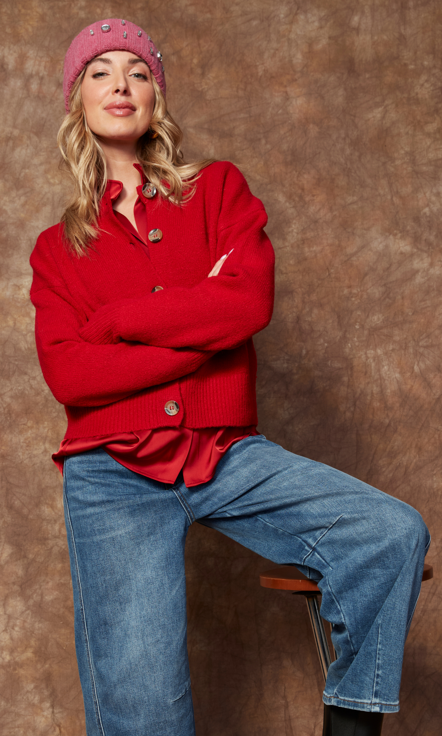 Kohana Crew Neck Cardigan