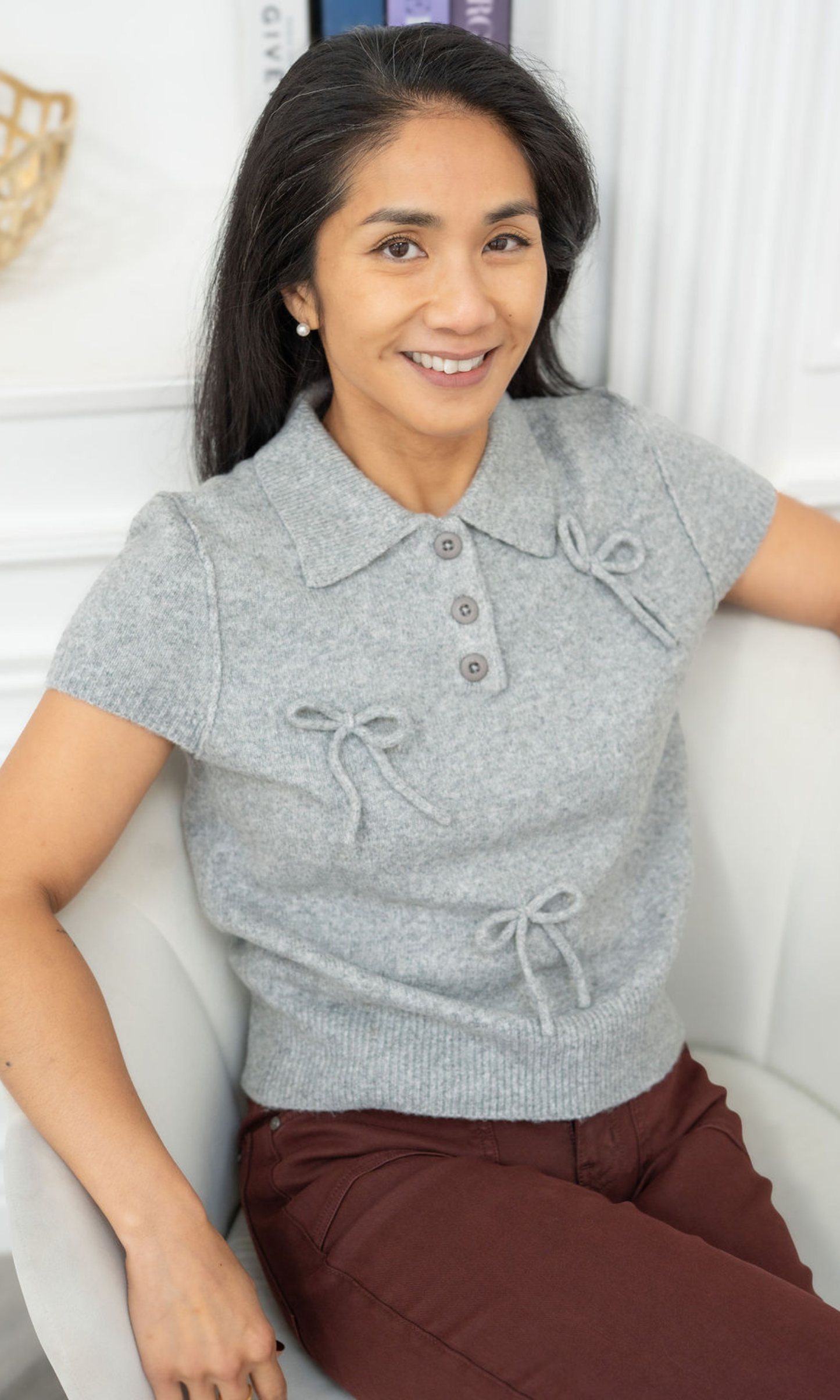 Kunigunda Cap Sleeve Polo