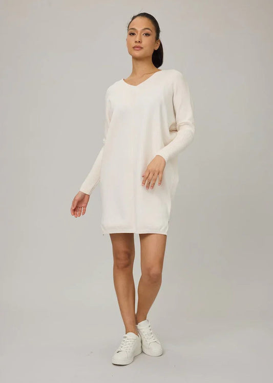 The Perfect Tunic Knit (Grey & Cream)