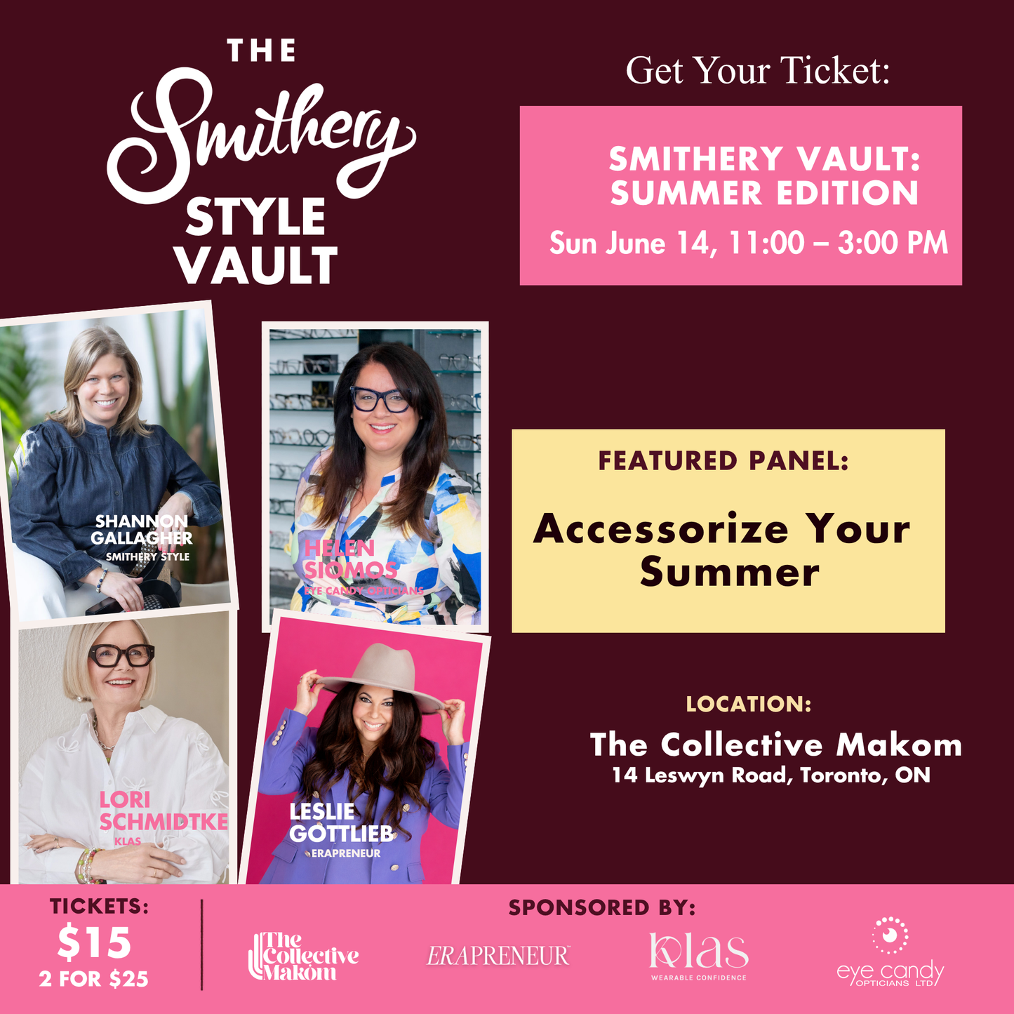 The Smithery Vault: Summer Sip & Shop