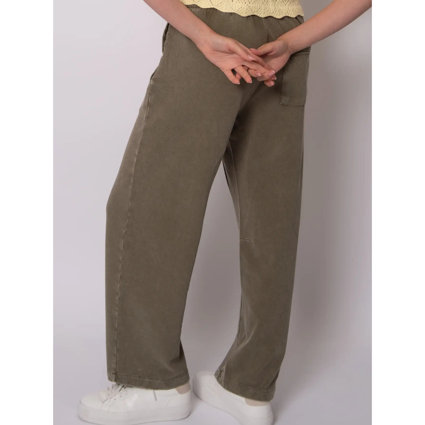 Padmala French Terry Pull-On Pants