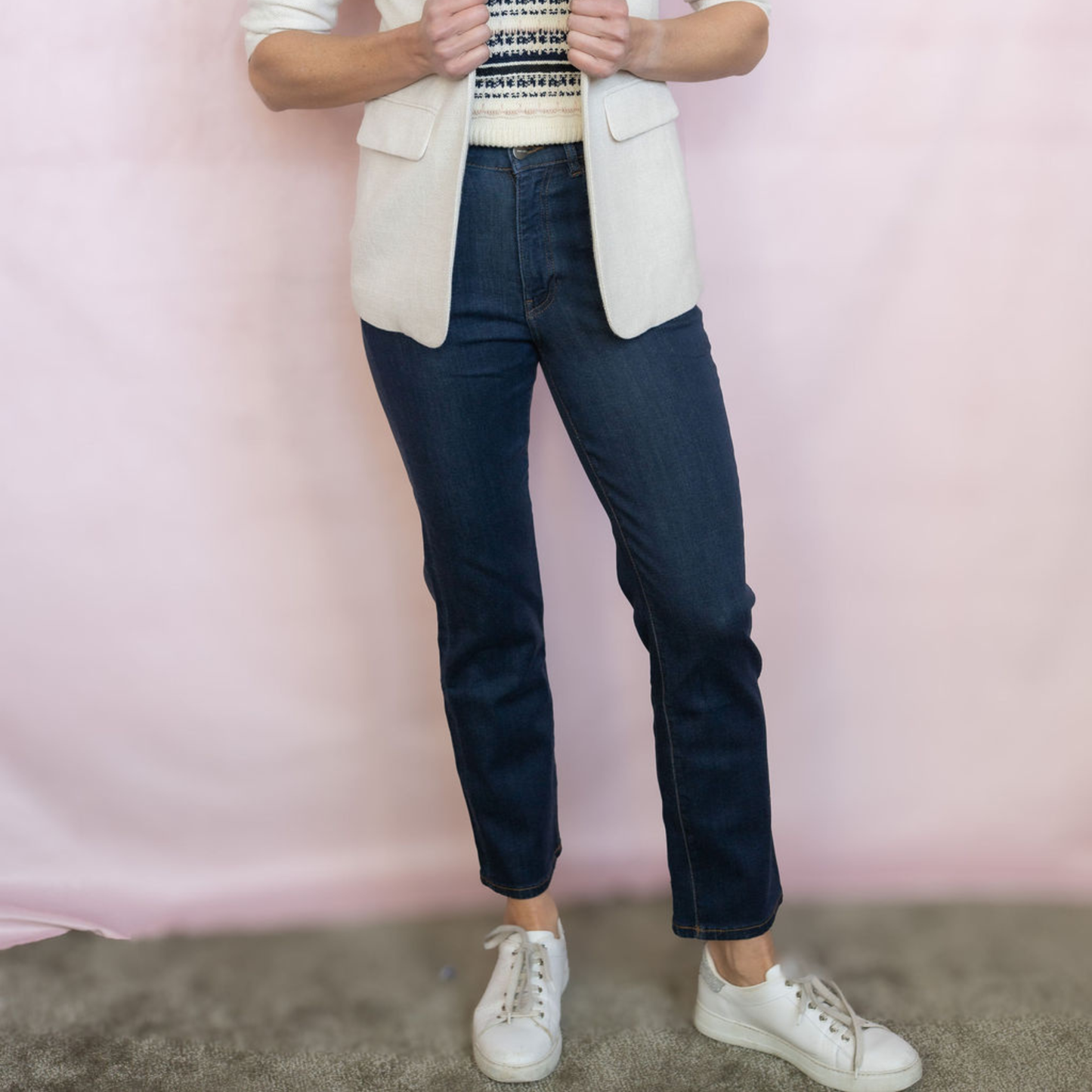 ASE Stretch Straight Leg Jeans